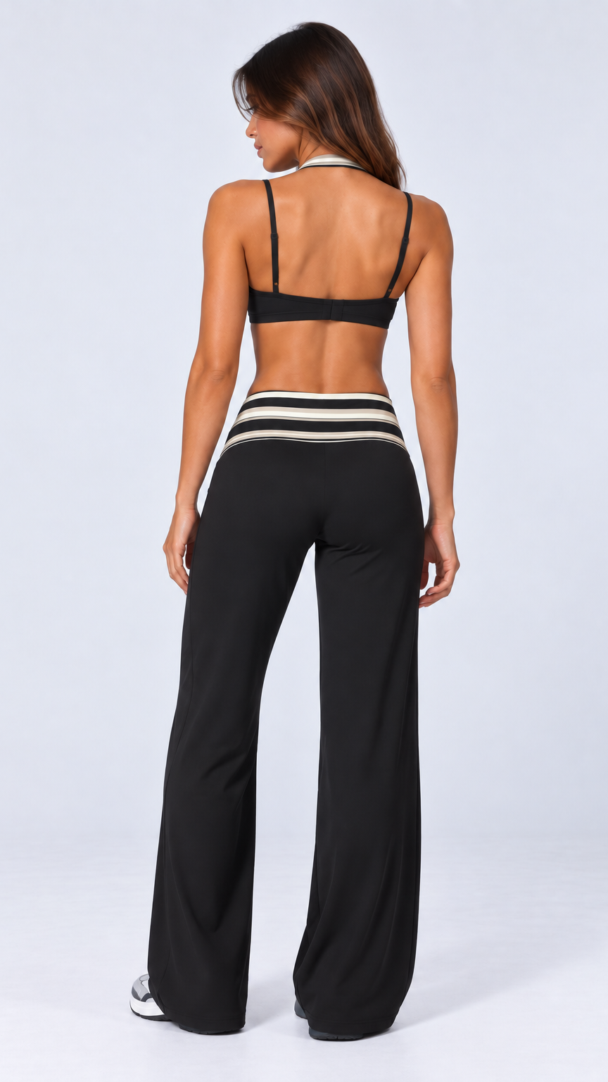 Striped Wide Leg Pants