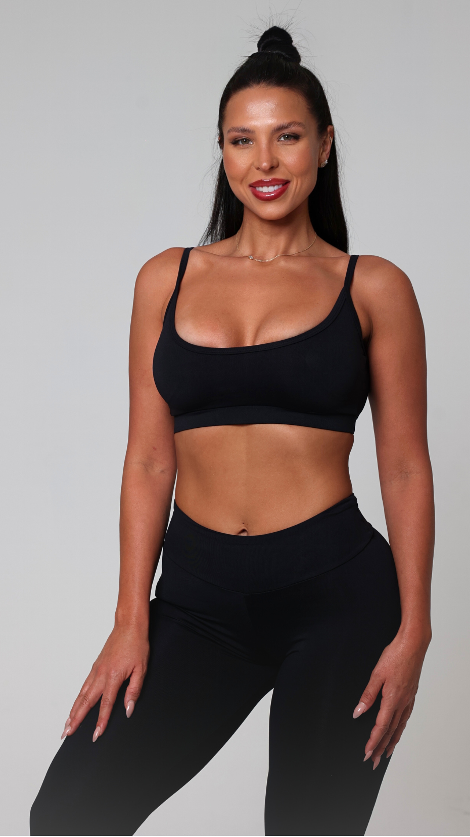 BRISA High Waist Scrunch Butt Leggings Black