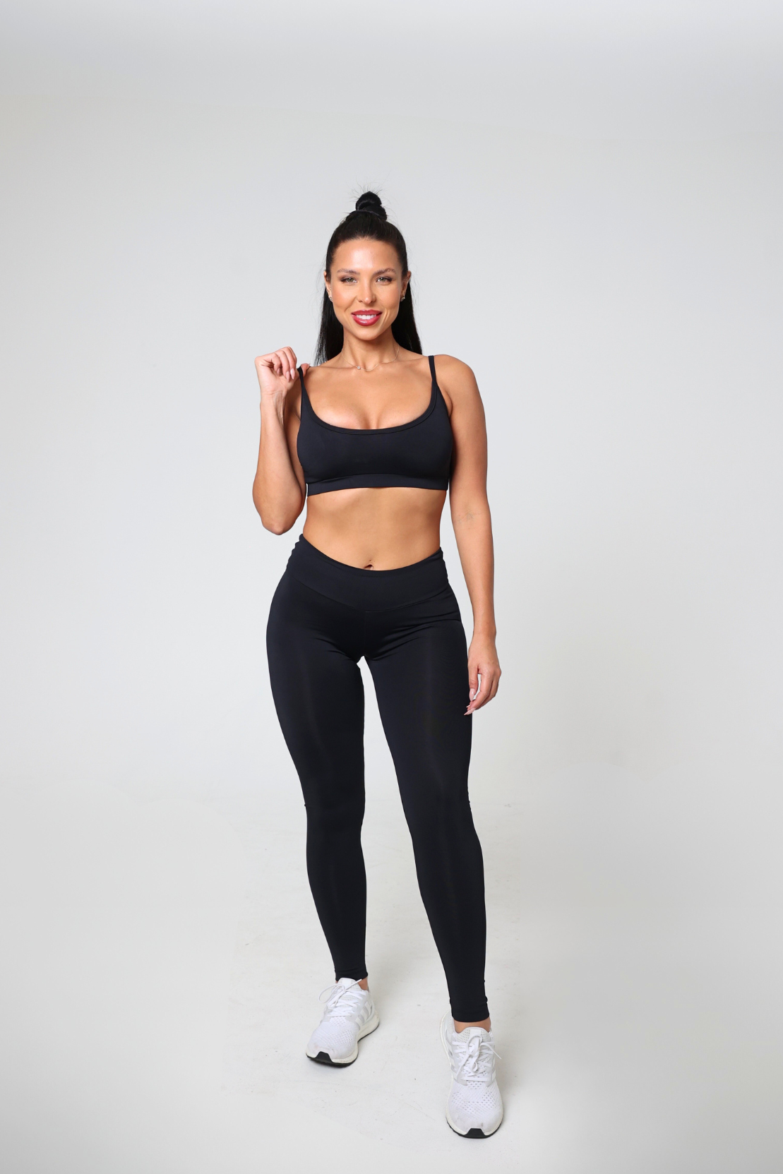 BRISA High Waist Scrunch Butt Leggings Black