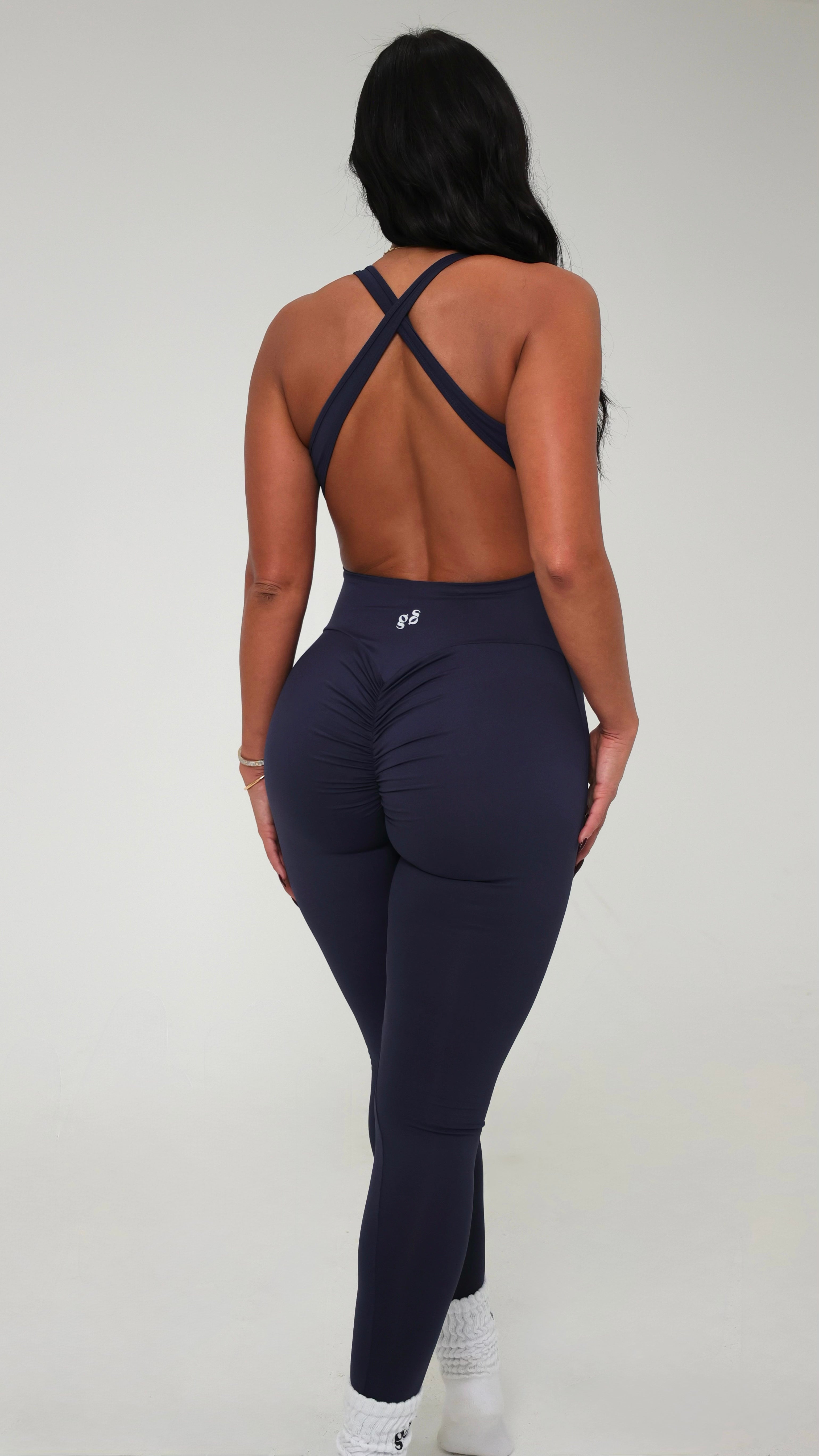 BRISA Form One-Piece Navy Blue