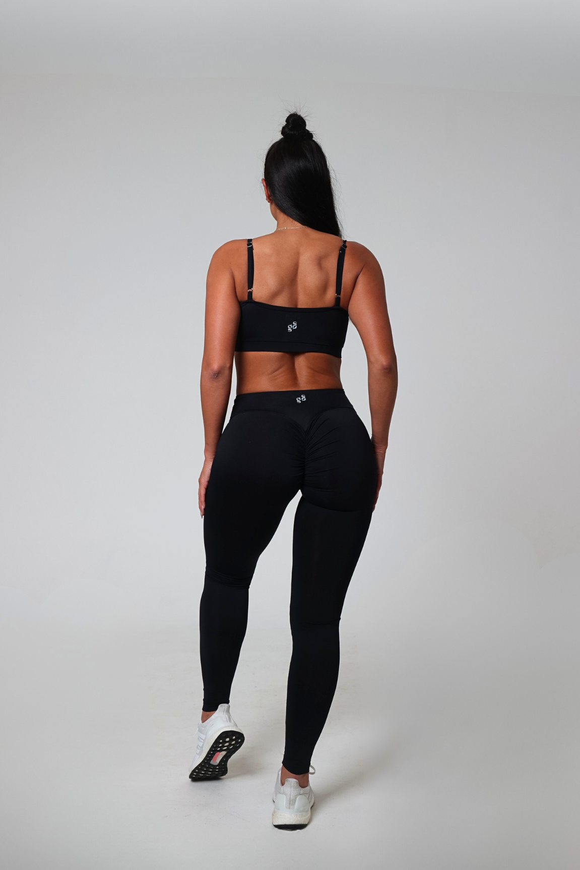 BRISA High Waist Scrunch Butt Leggings Black