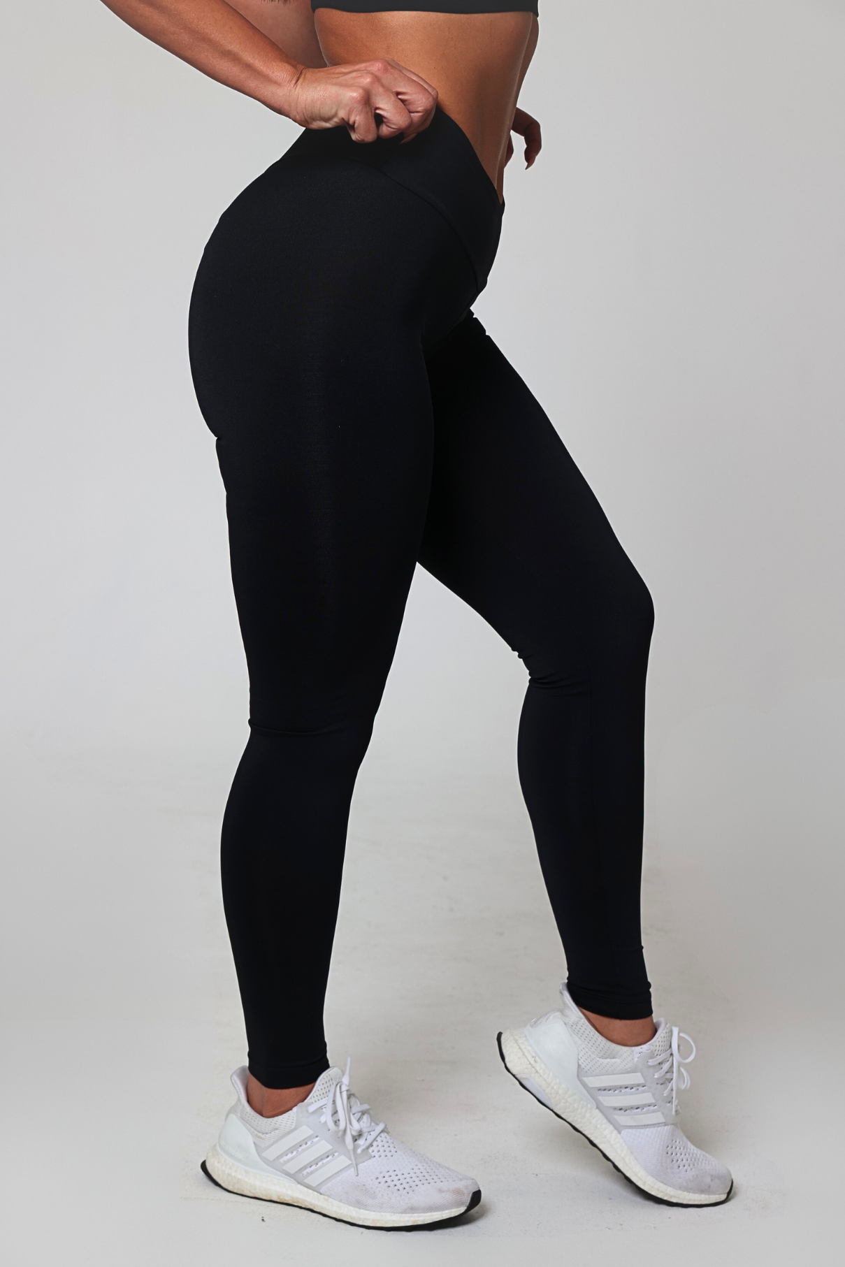 BRISA High Waist Scrunch Butt Leggings Black