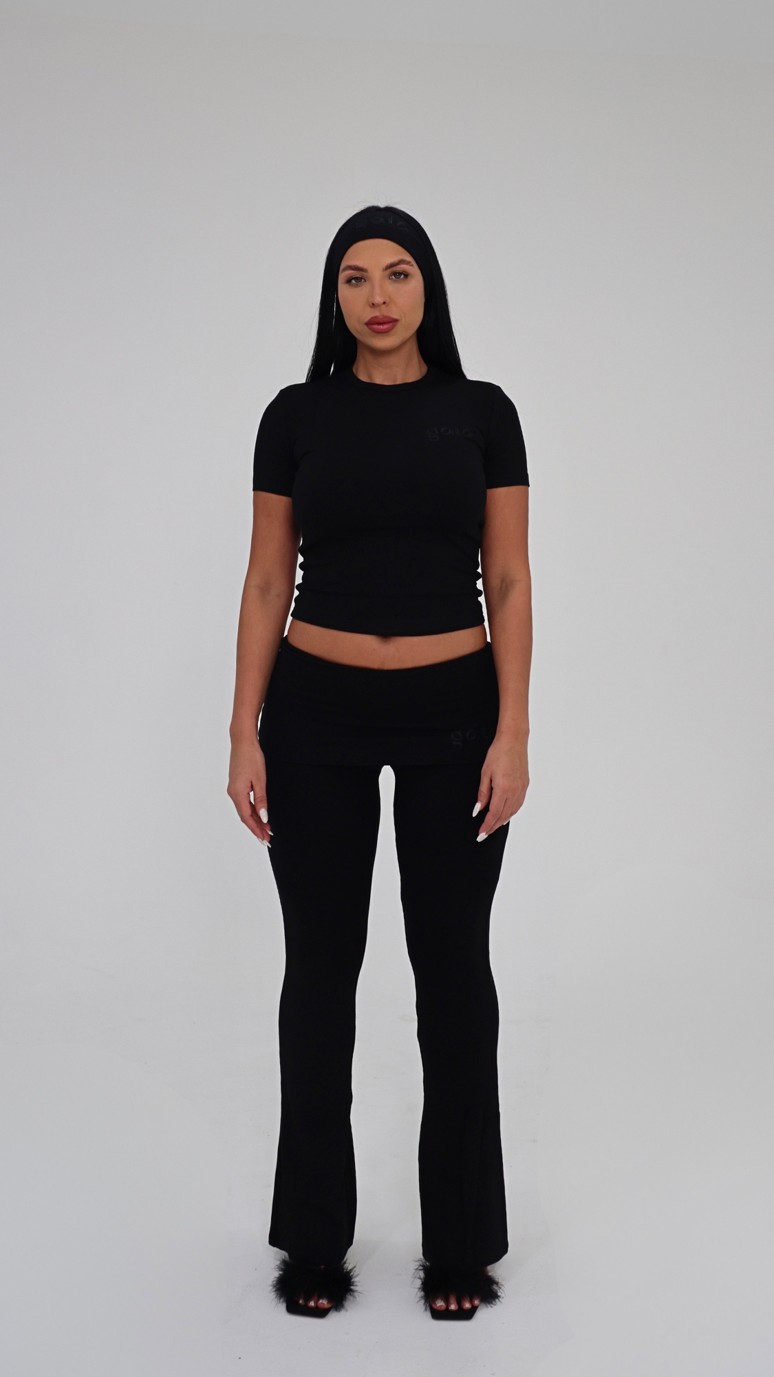 Flare Support Leggings Black