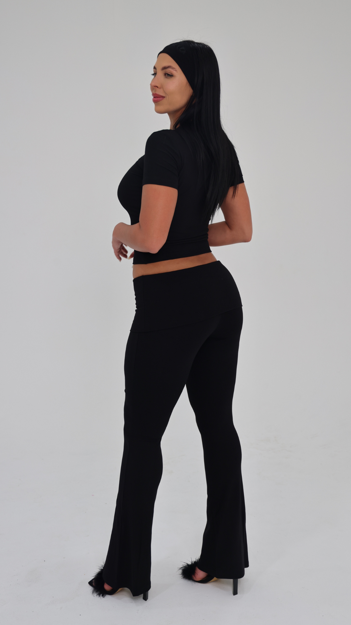 Flare Support Leggings Black