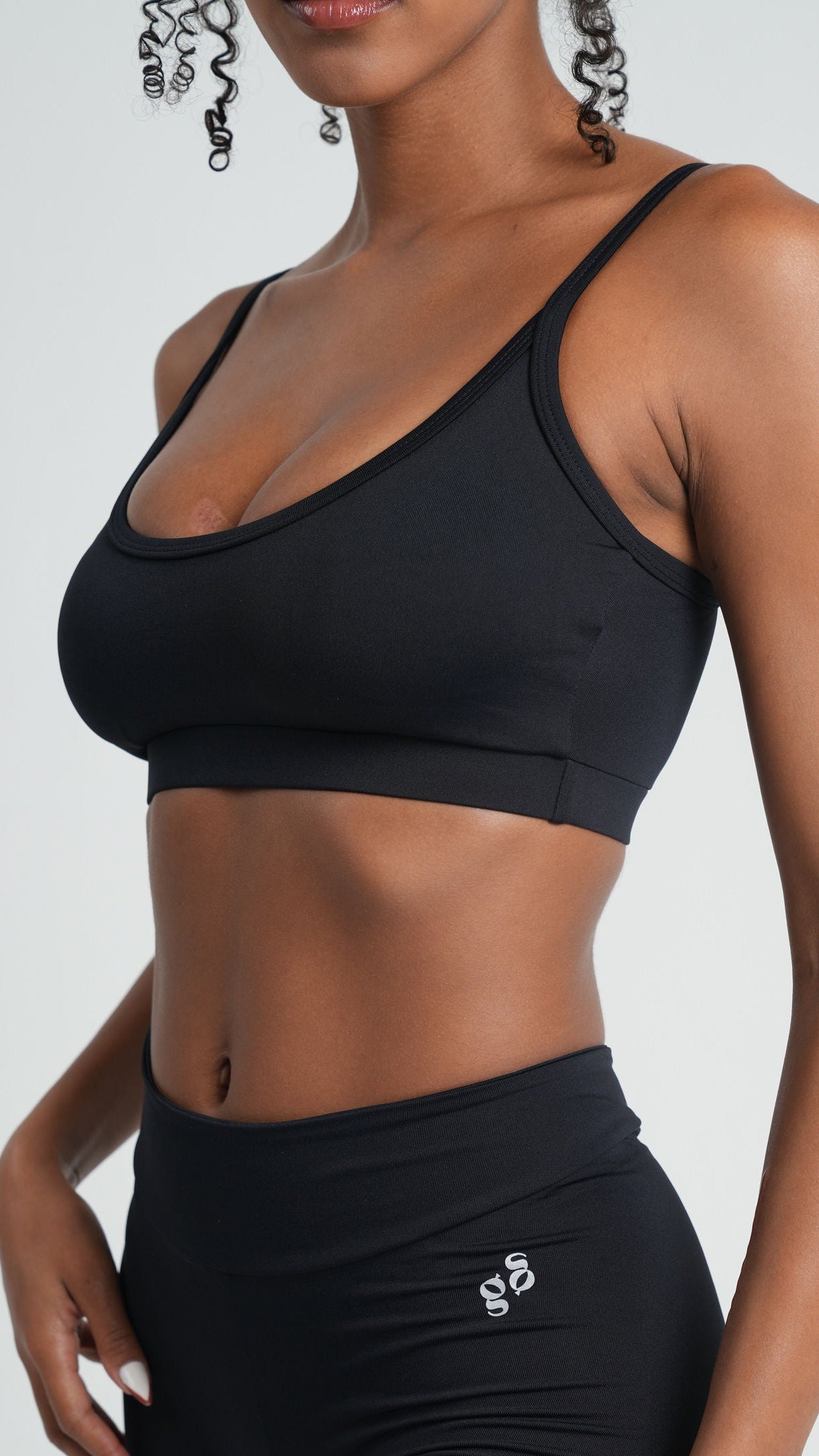 BRISA Regular Sports Bra Black
