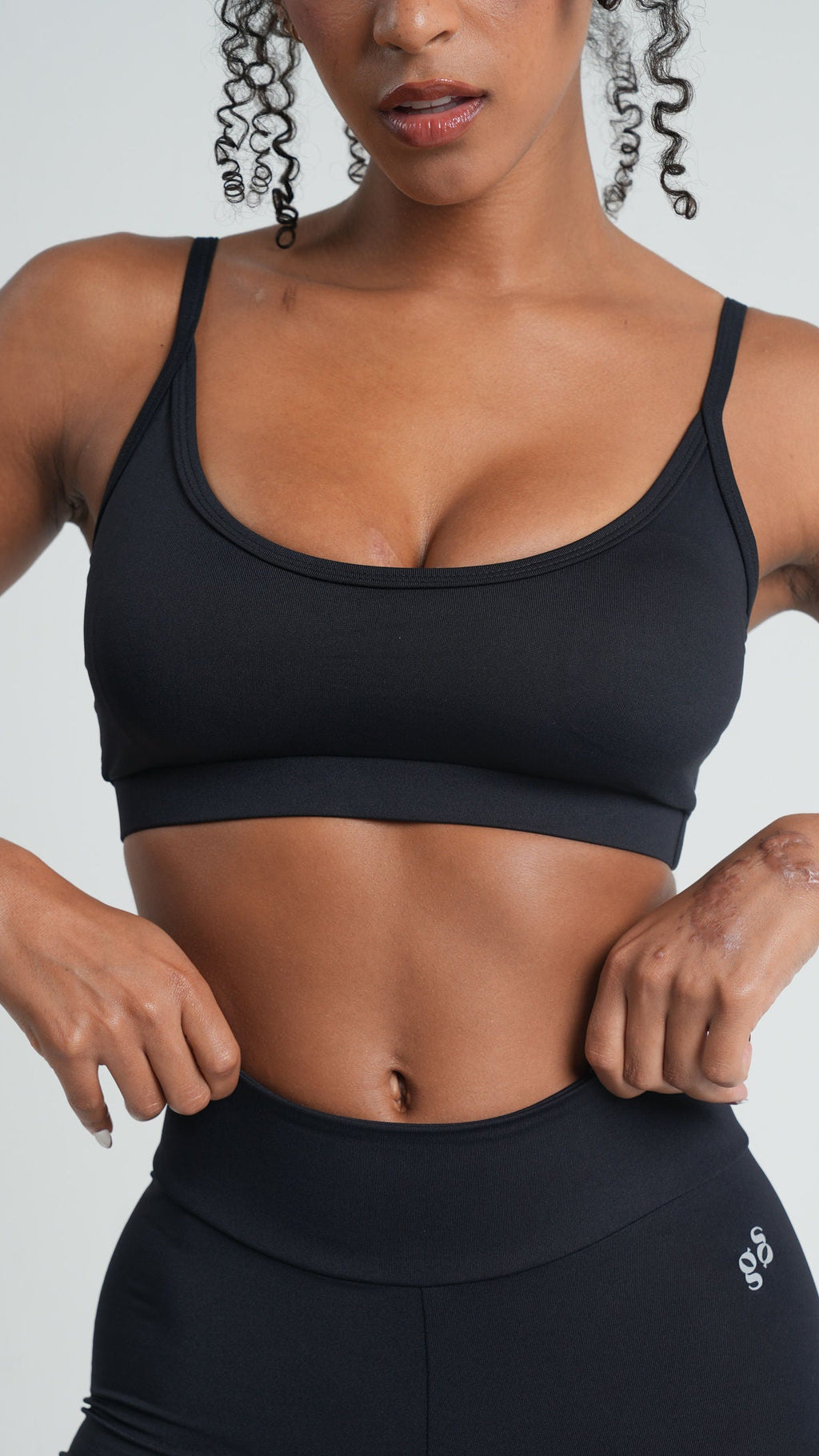 BRISA Regular Sports Bra Black