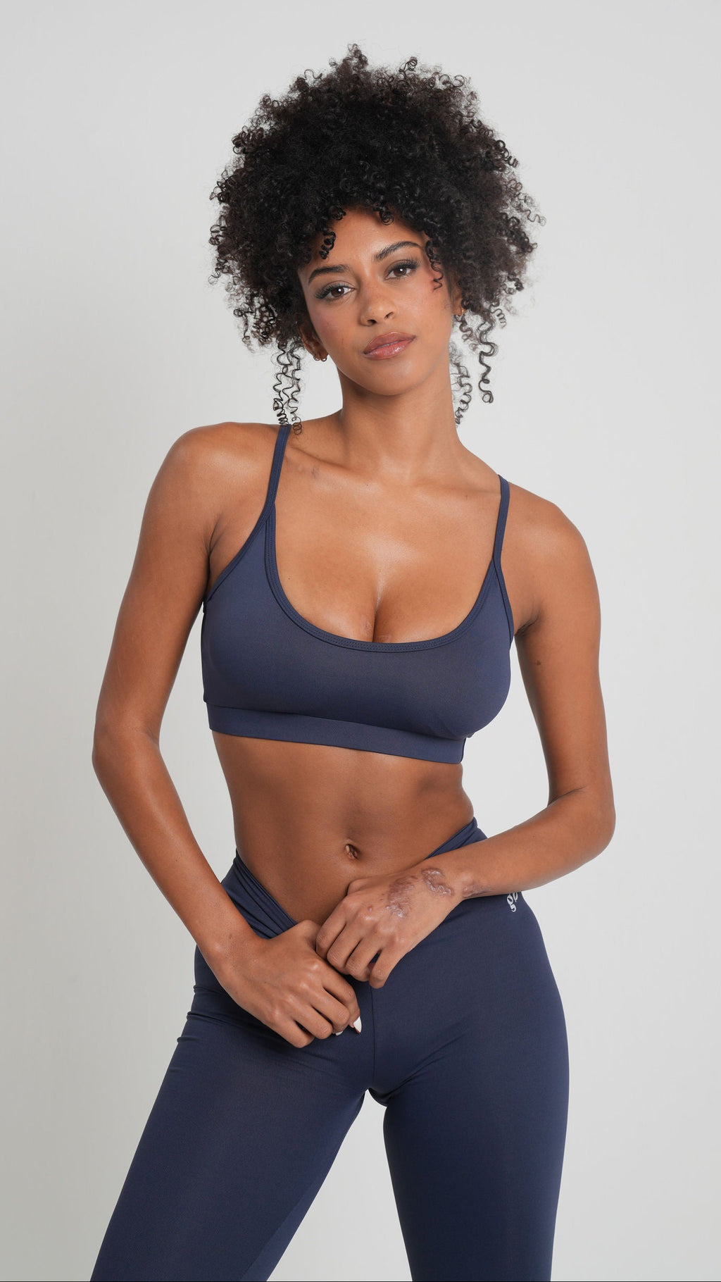 BRISA Regular Sports Bra Navy Blue