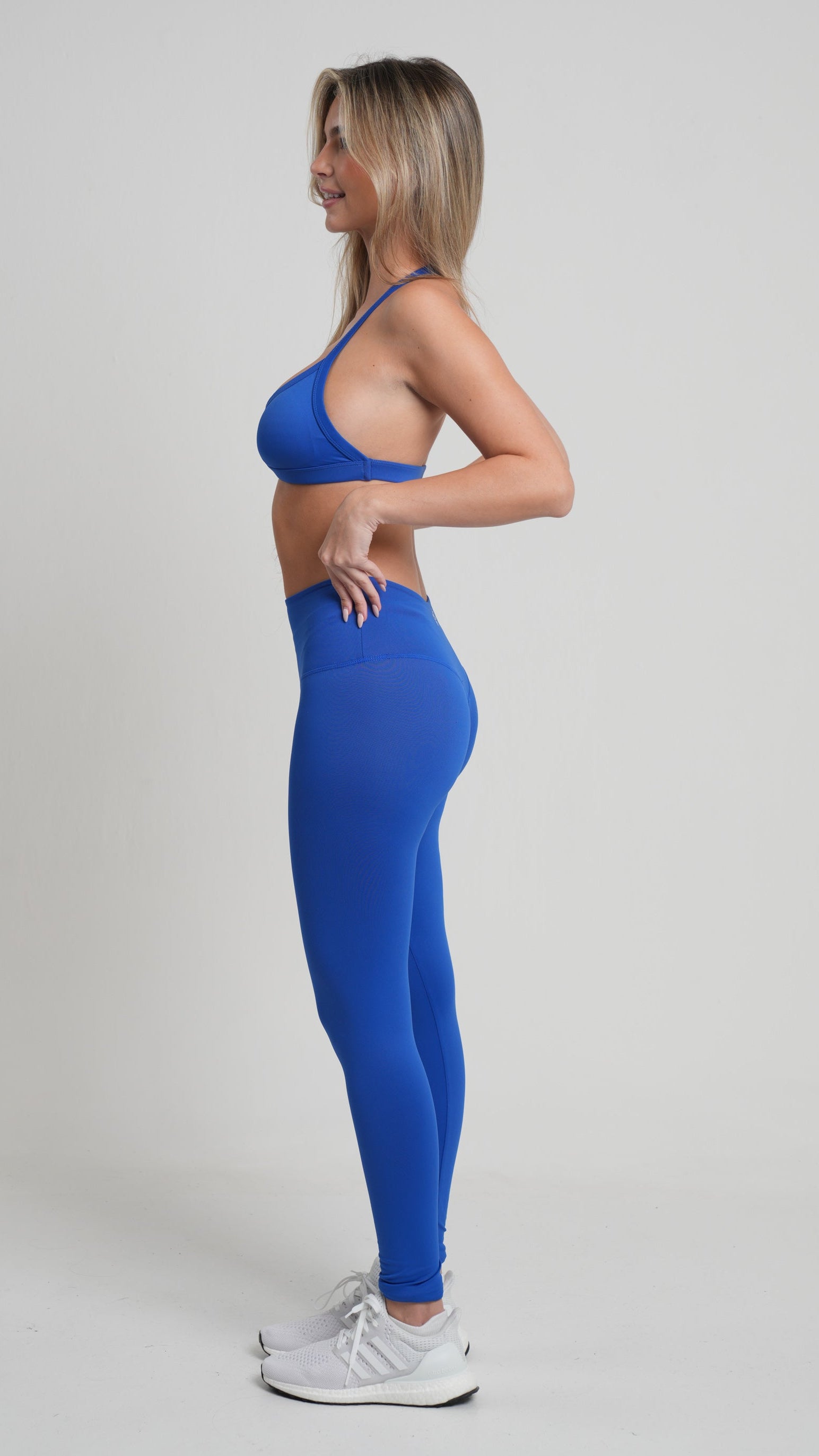 BRISA High Waist Leggings No Scrunch Ocean Blue