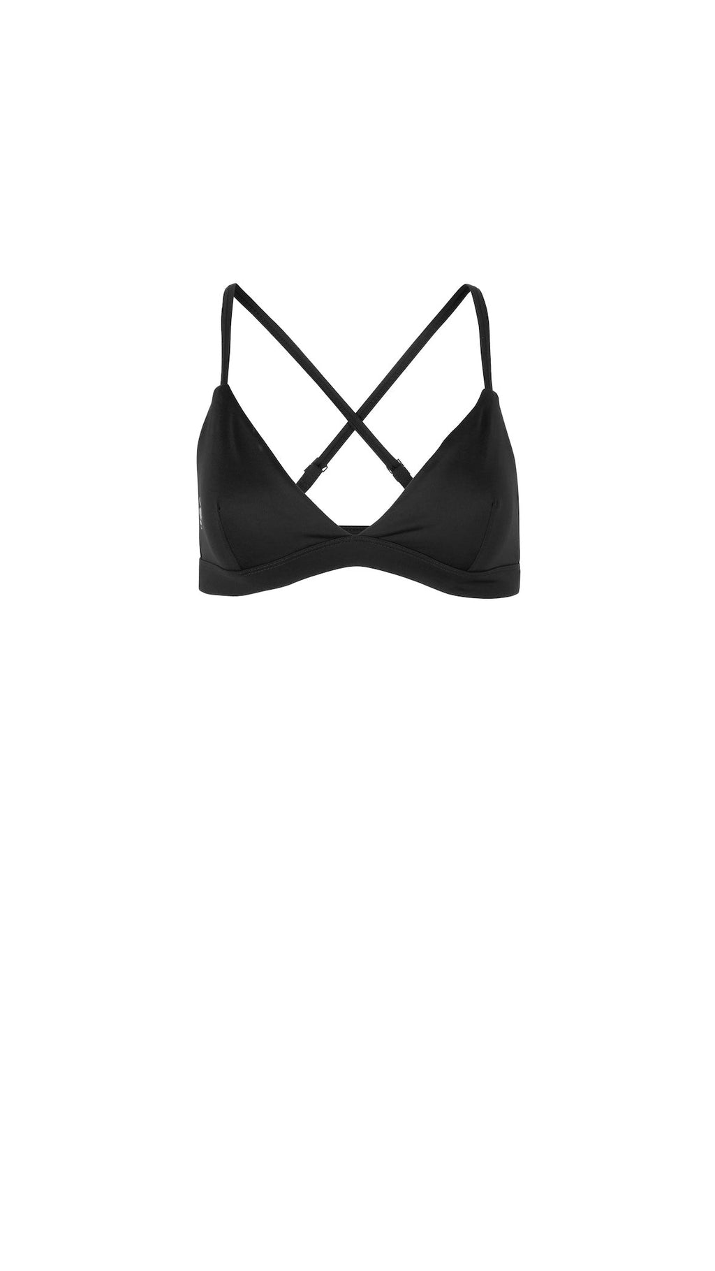 BRISA Triangle Sports Bra Black