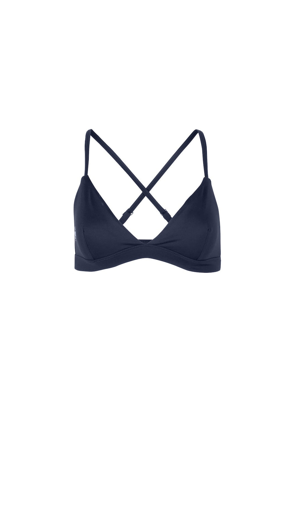 BRISA Triangle Sports Bra Navy Blue