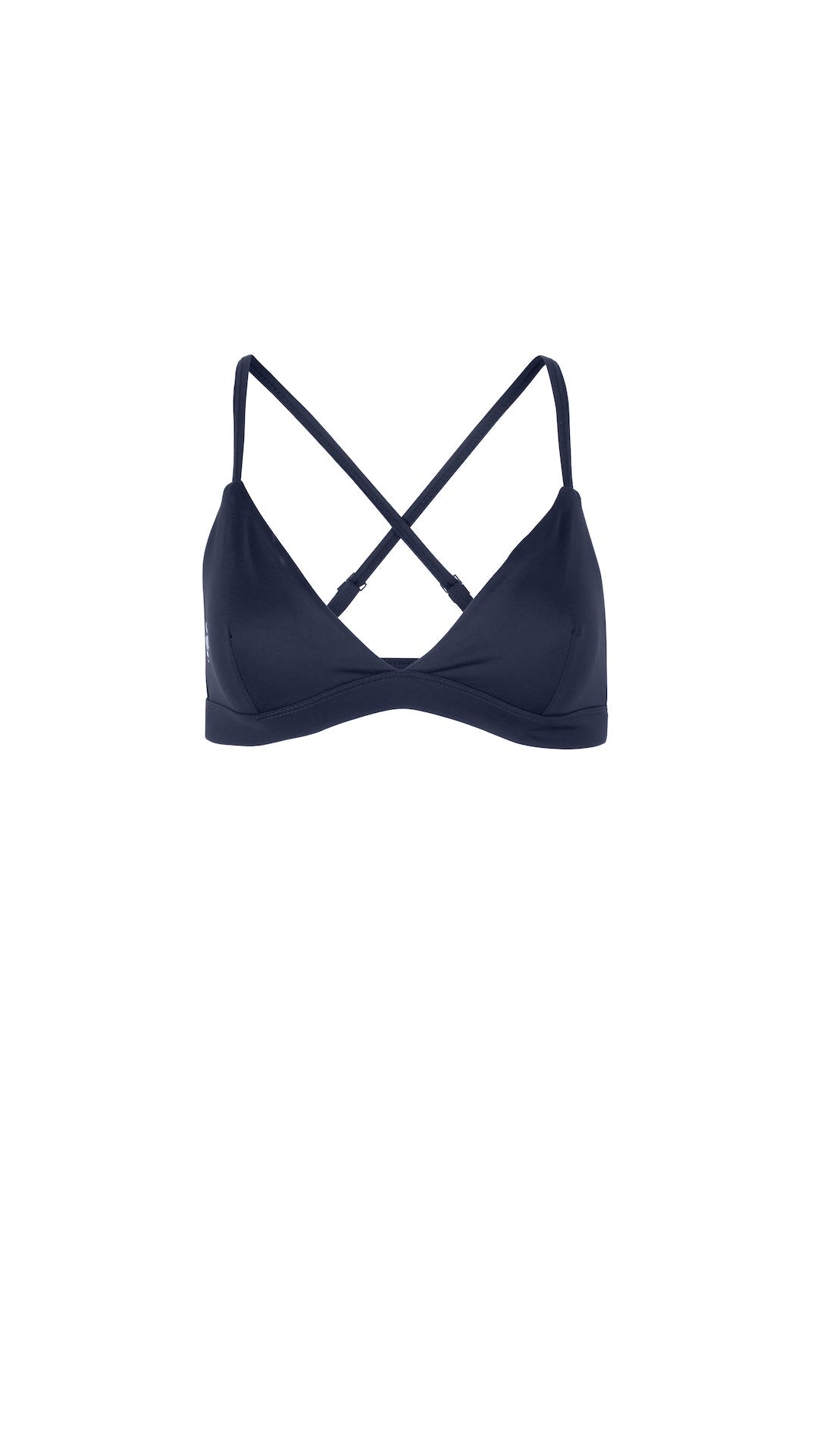 BRISA Triangle Sports Bra Navy Blue