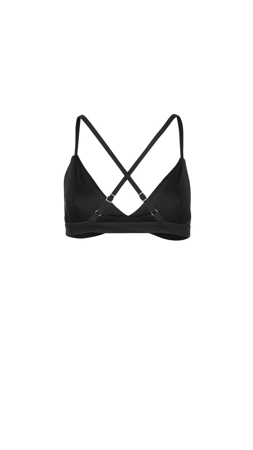 BRISA Triangle Sports Bra Black
