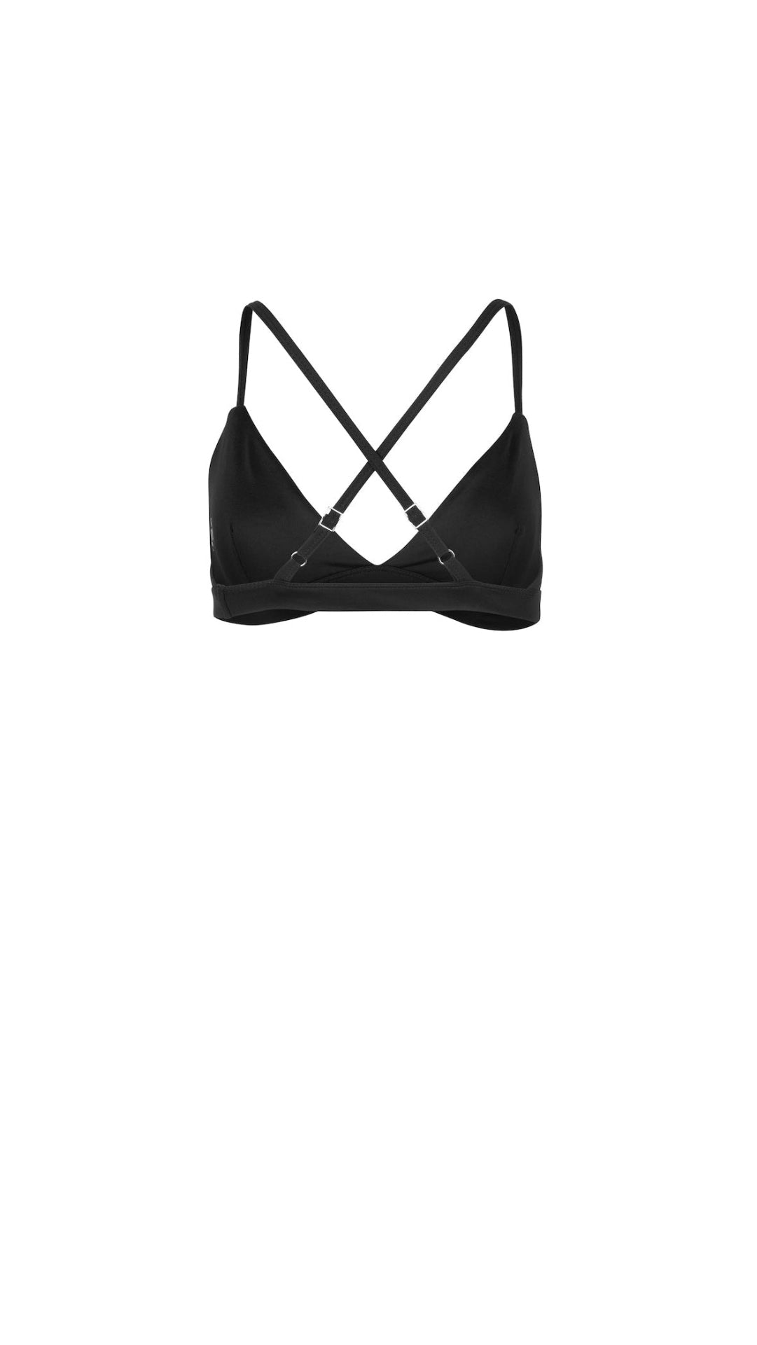 BRISA Triangle Sports Bra Black