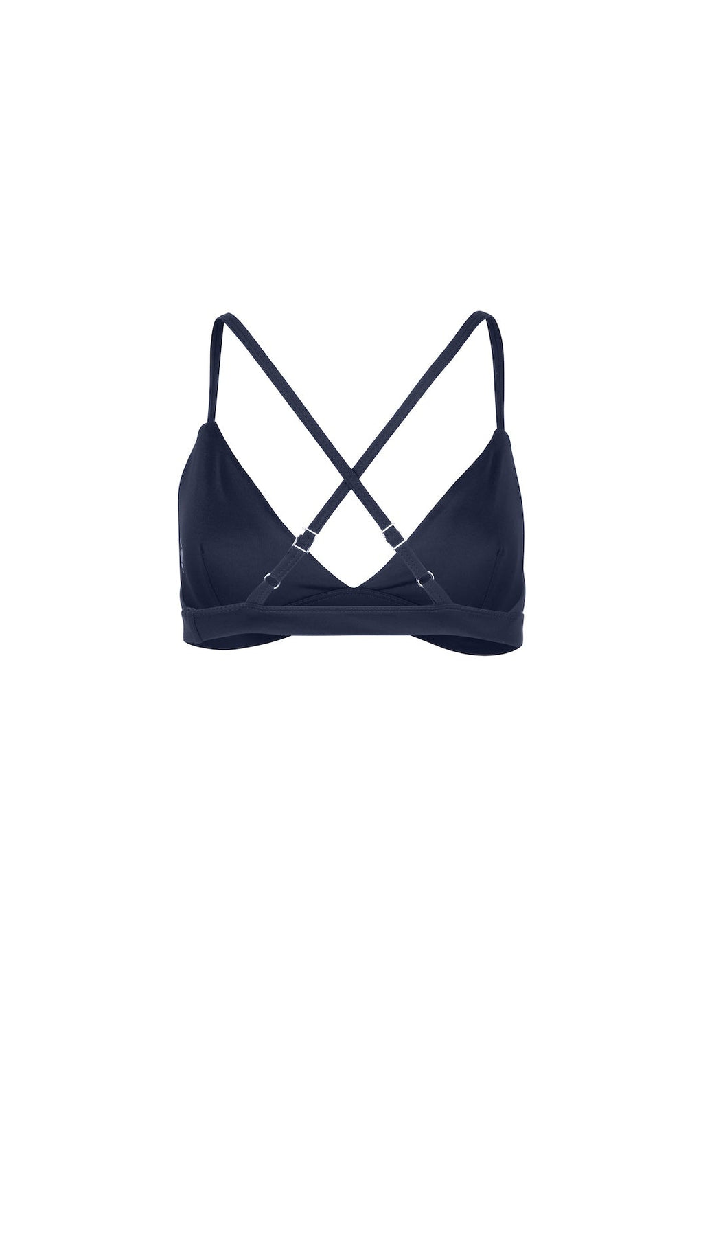 BRISA Triangle Sports Bra Navy Blue