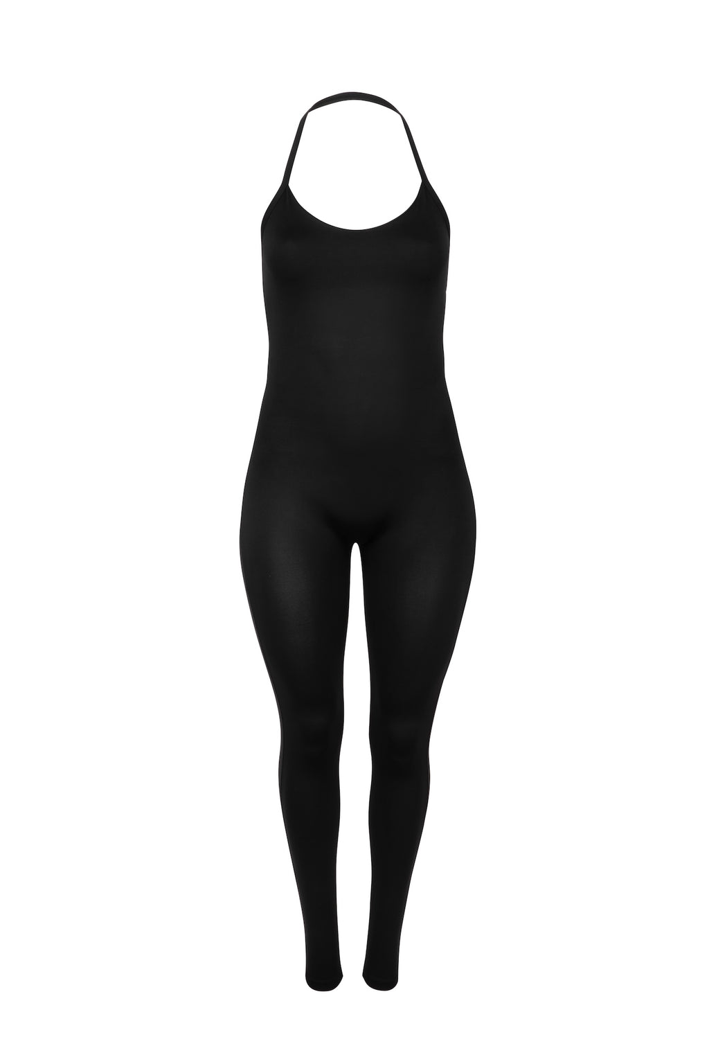 BRISA Halter One-Piece Long Black