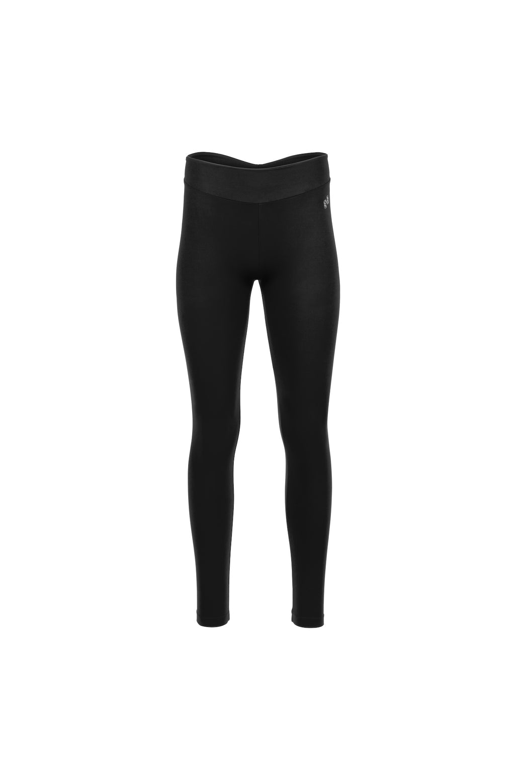 BRISA Mid Waist “V” Scrunch Butt Leggings Black