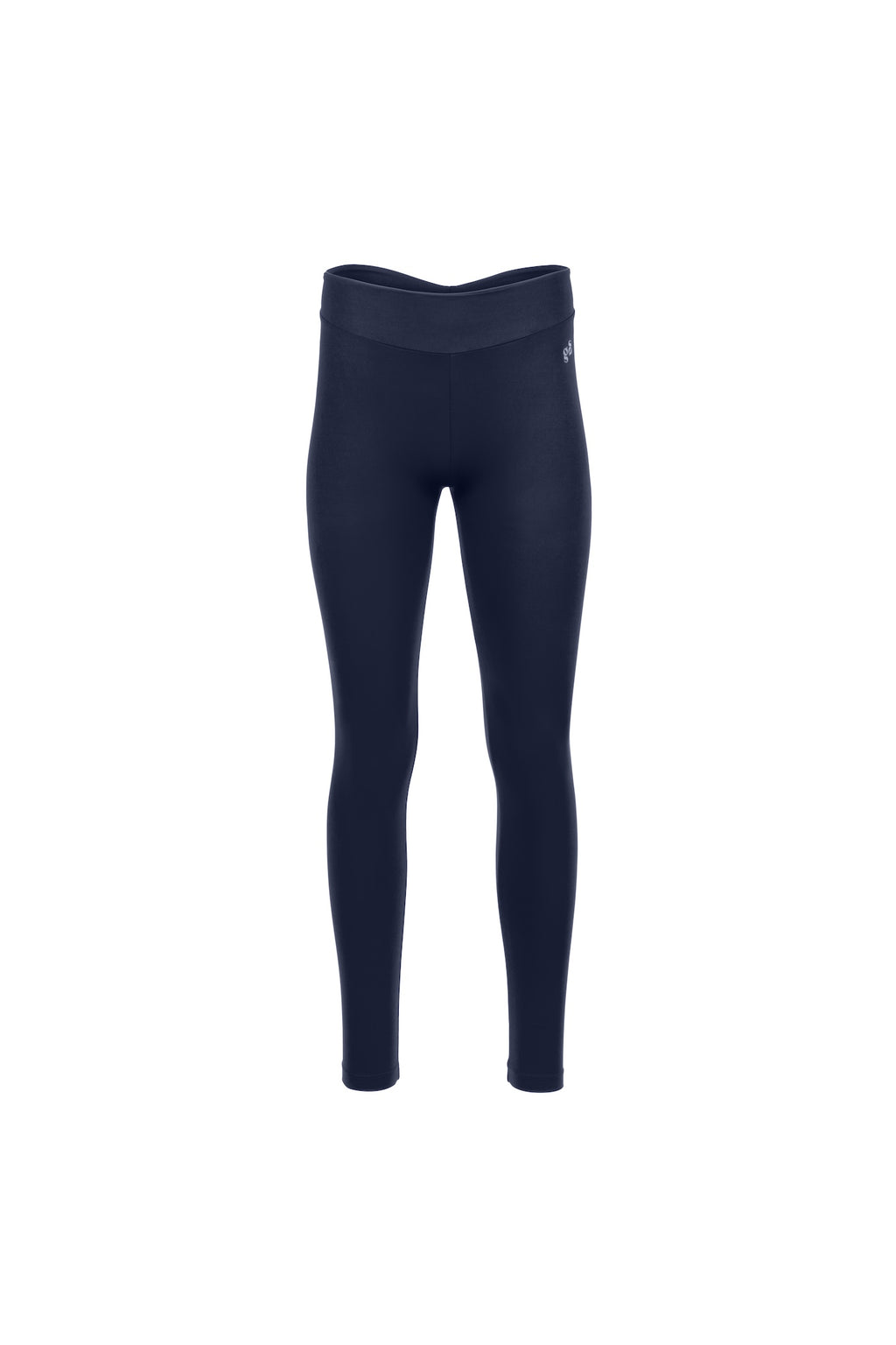 BRISA Mid Waist “V” Scrunch Butt Leggings Navy Blue