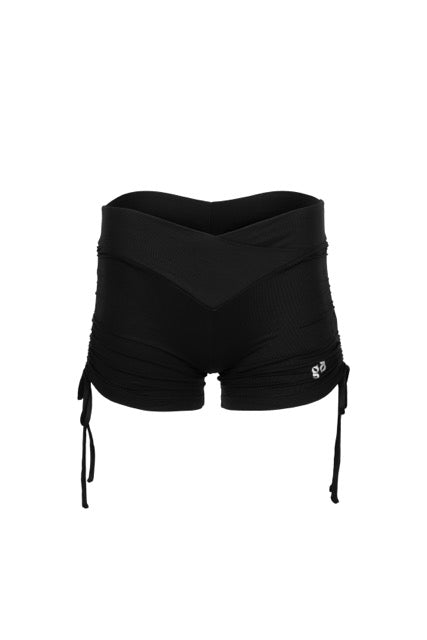 Brisa Scrunch Shorts Black