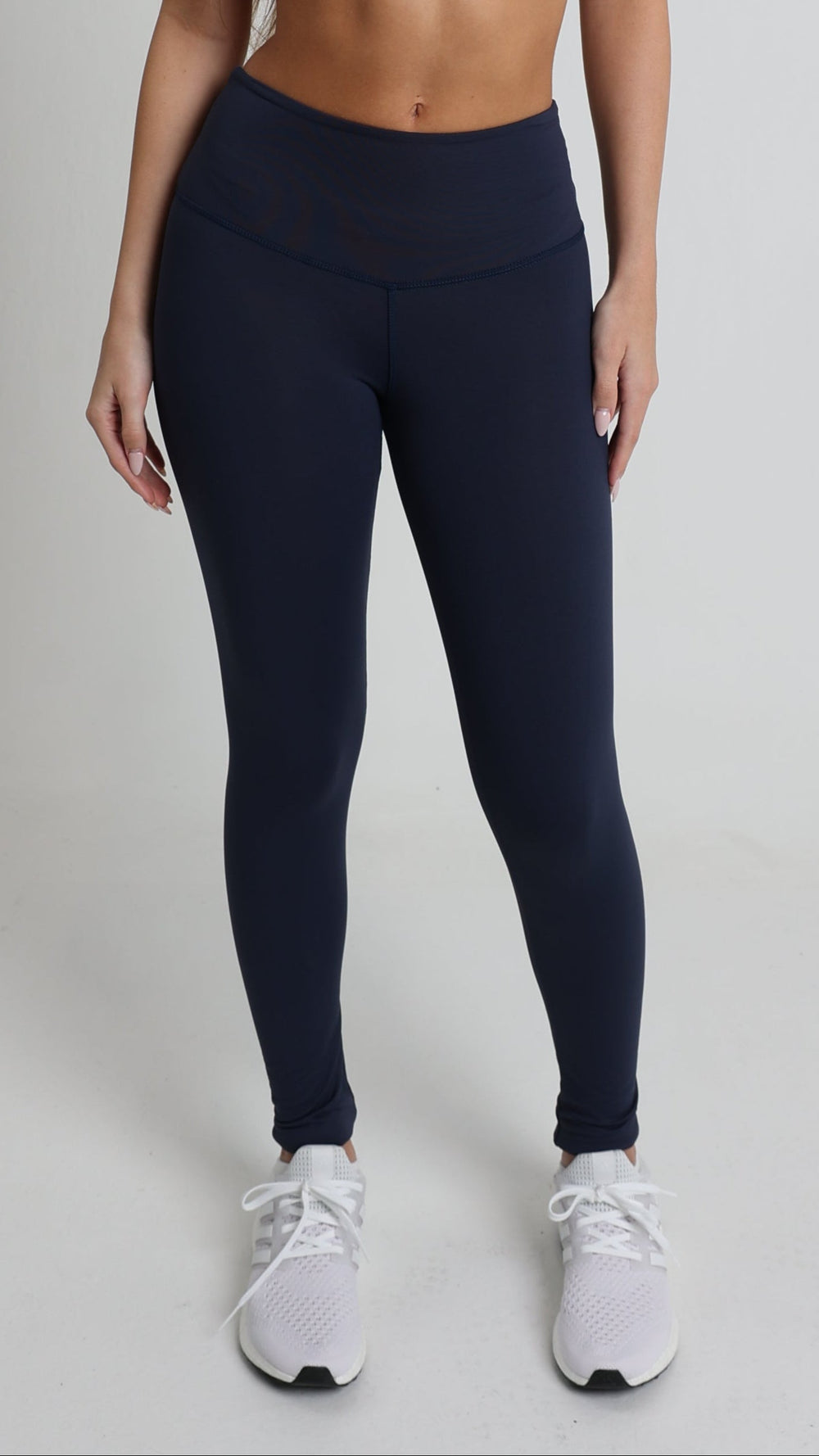 BRISA High Waist Leggings No Scrunch Navy Blue