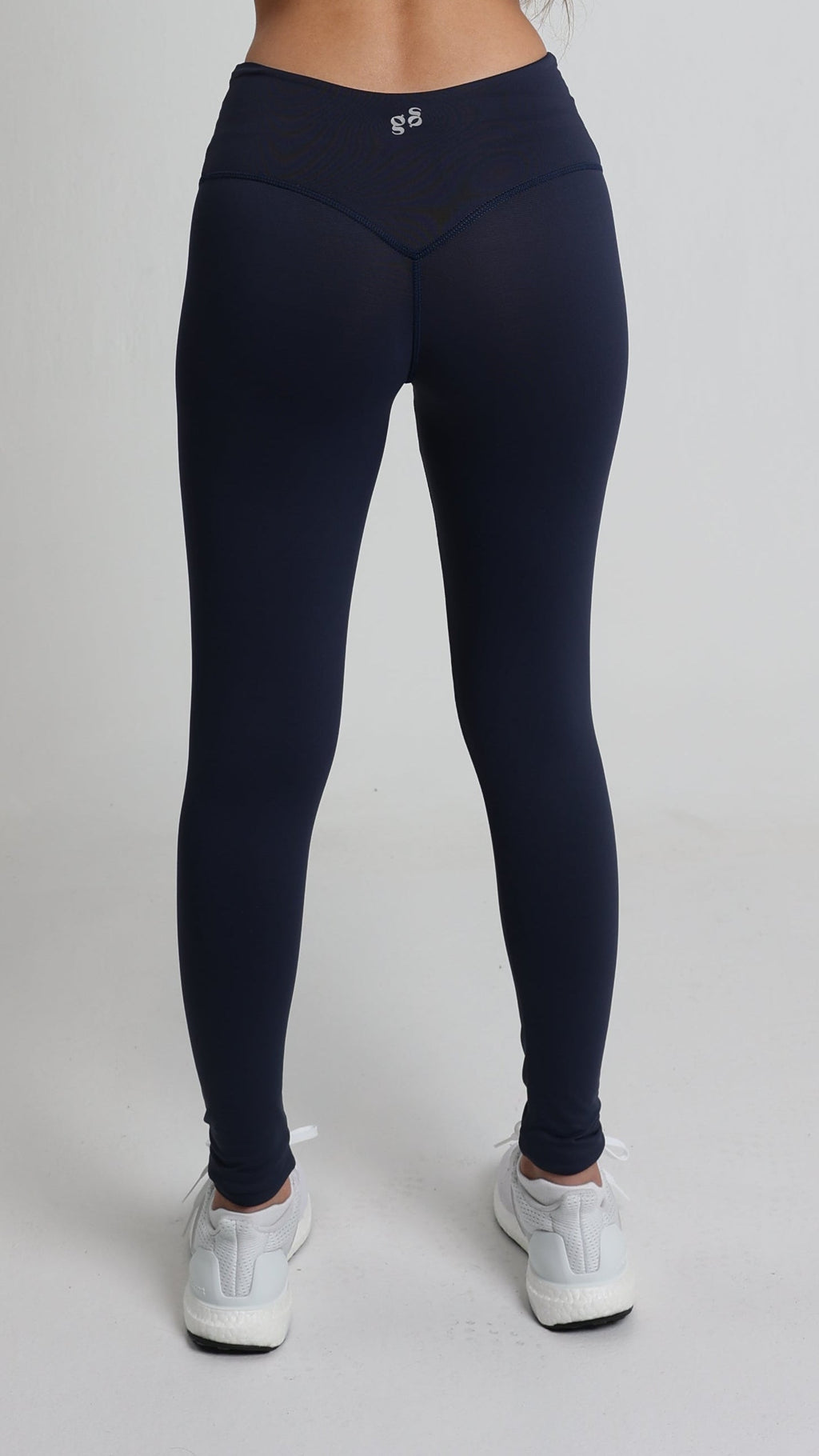 BRISA High Waist Leggings No Scrunch Navy Blue
