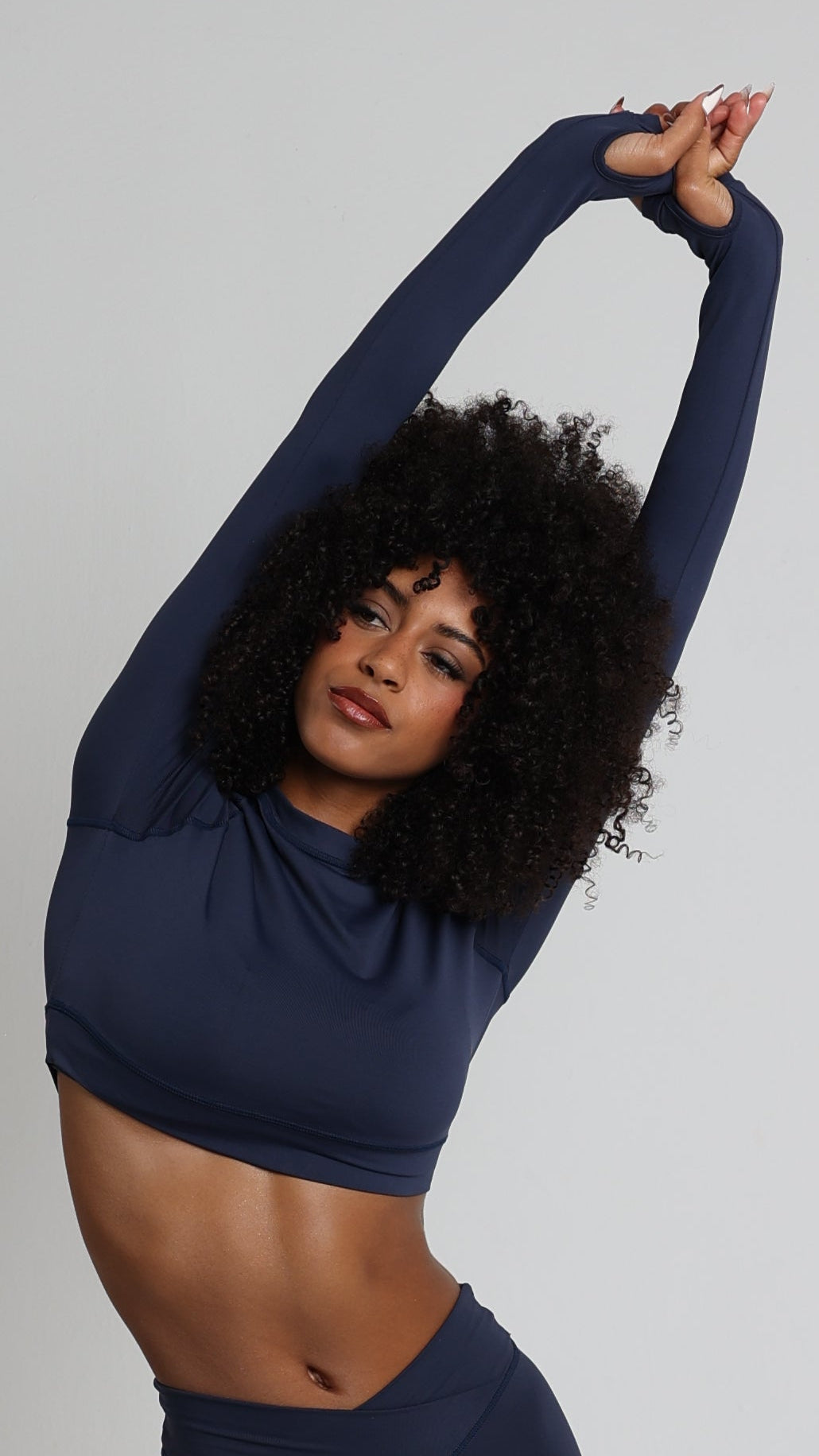 BRISA Long Sleeve Navy Blue