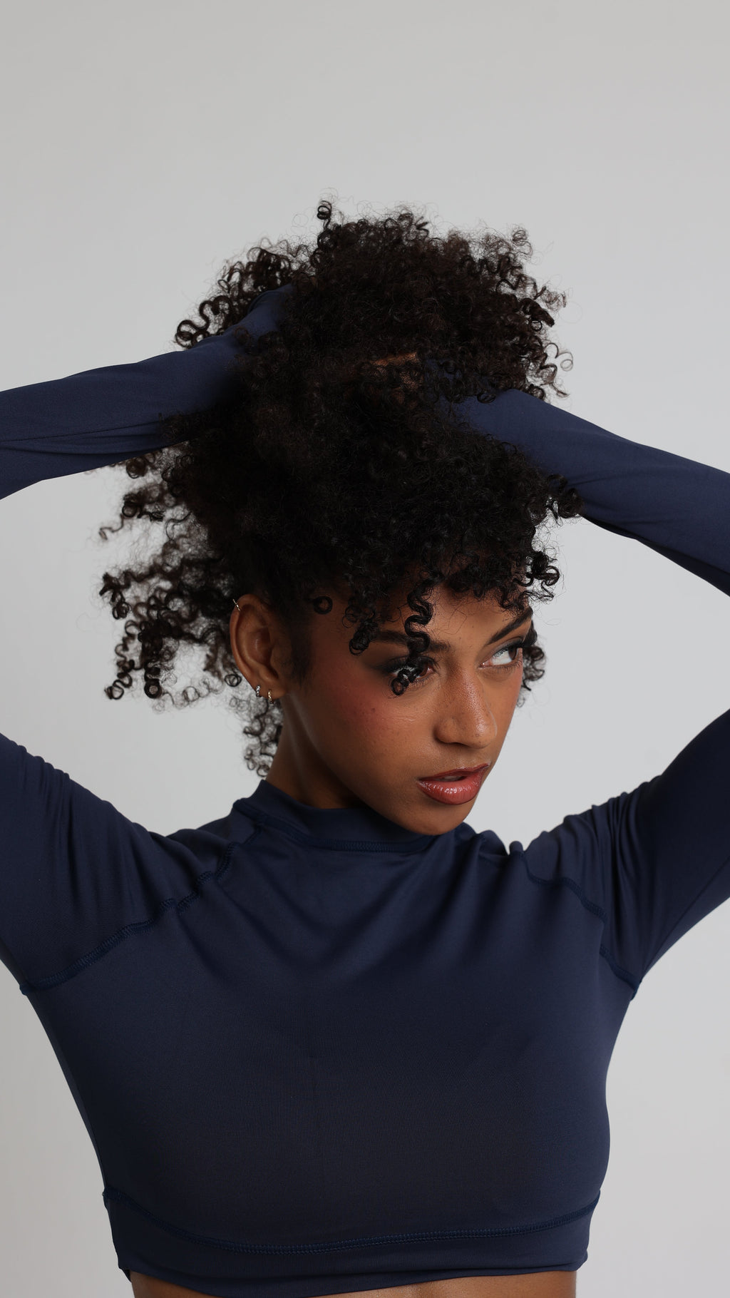 BRISA Long Sleeve Navy Blue