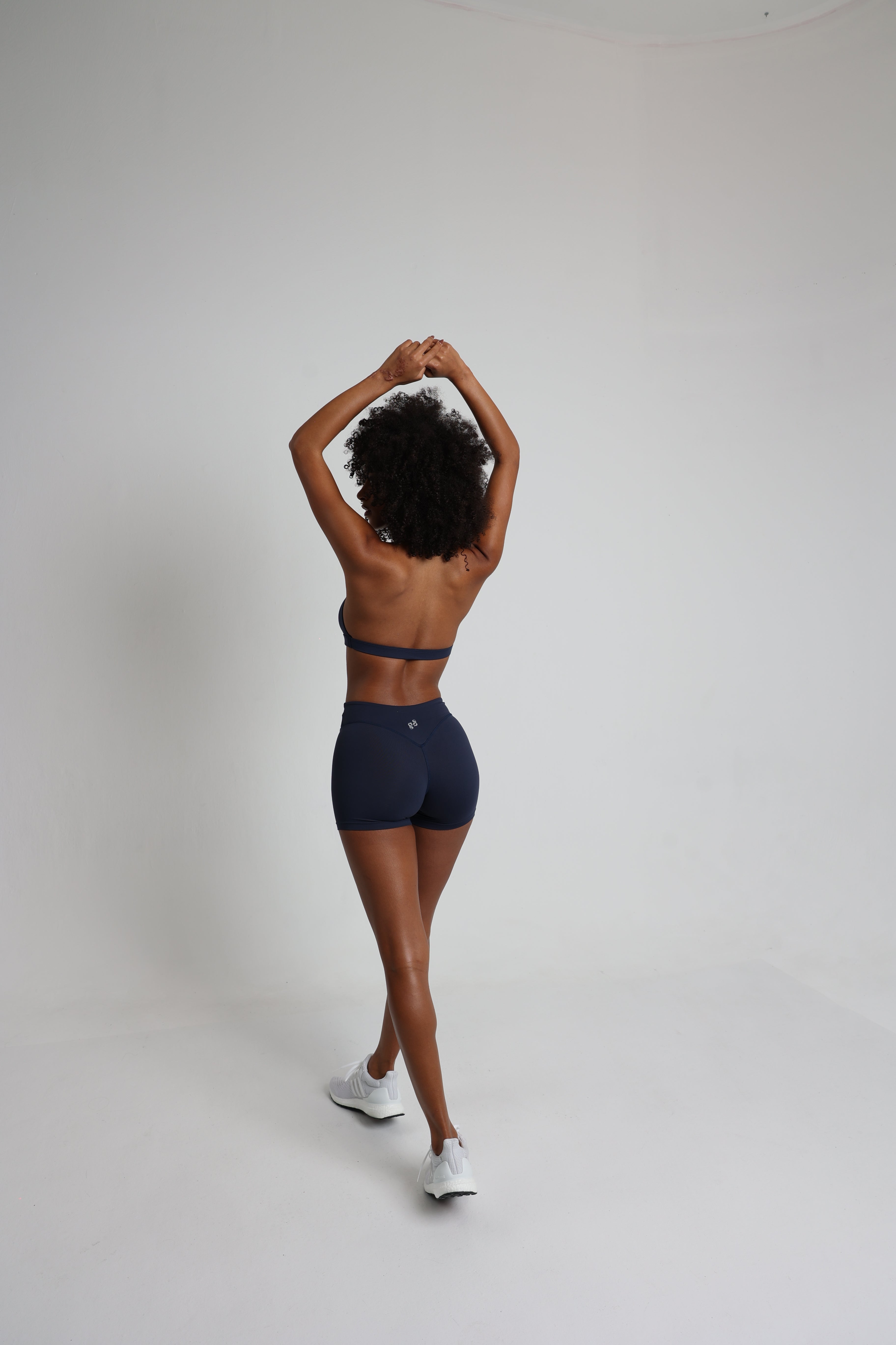 BRISA Halter Bra Navy Blue