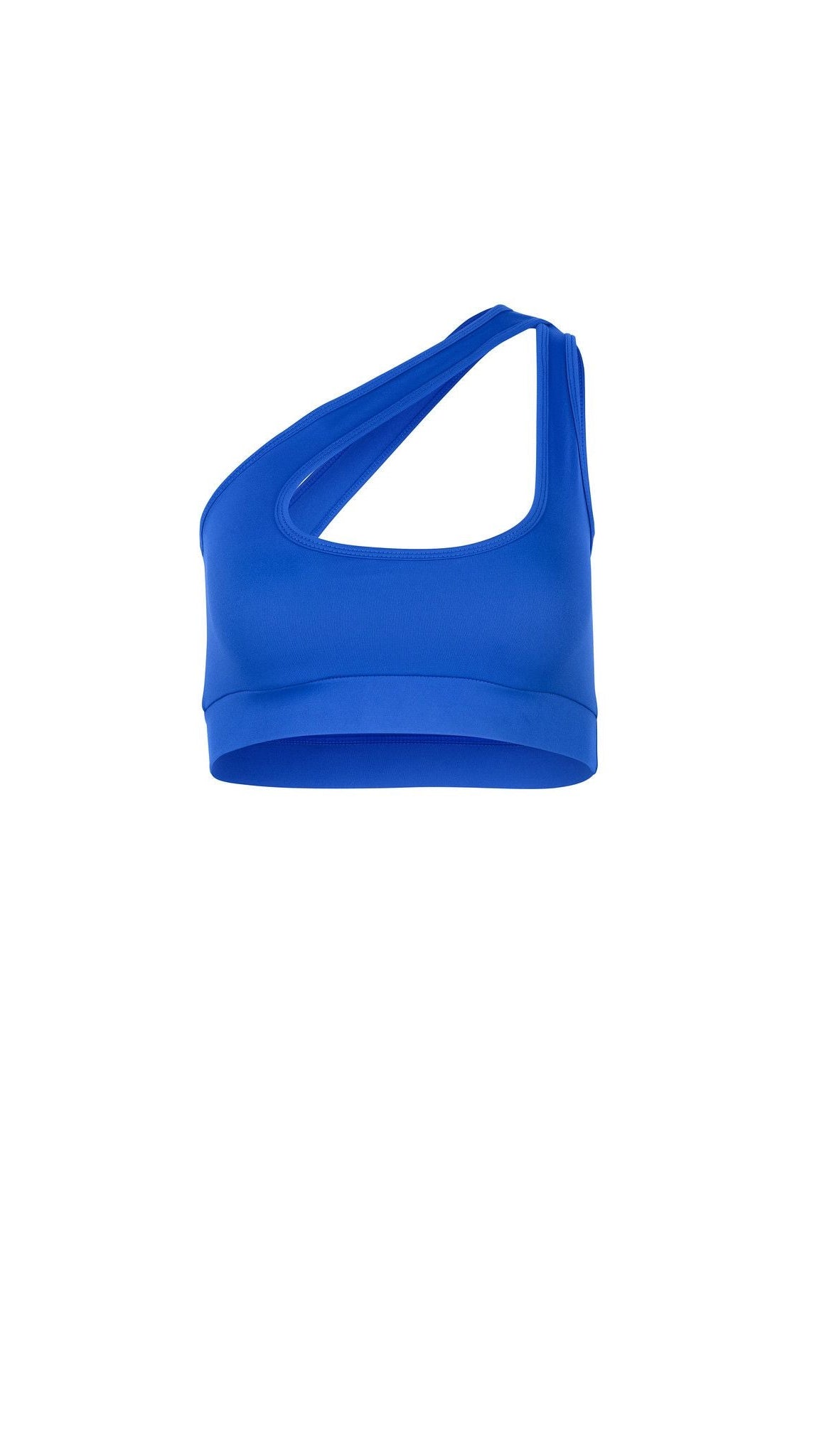 BRISA One-Shoulder Sports Bra Ocean Blue