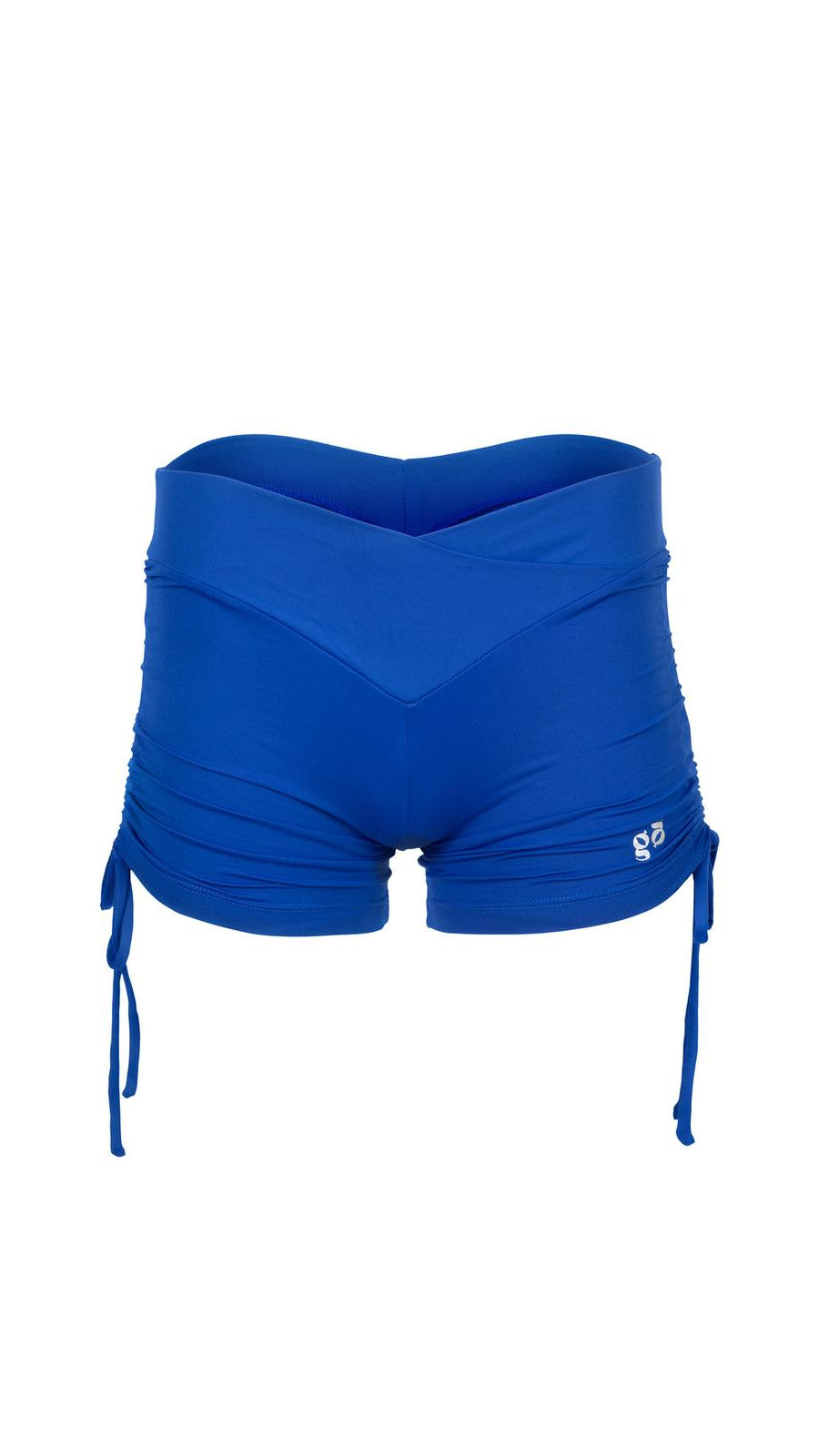 BRISA Scrunch "V" Shorts Ocean Blue