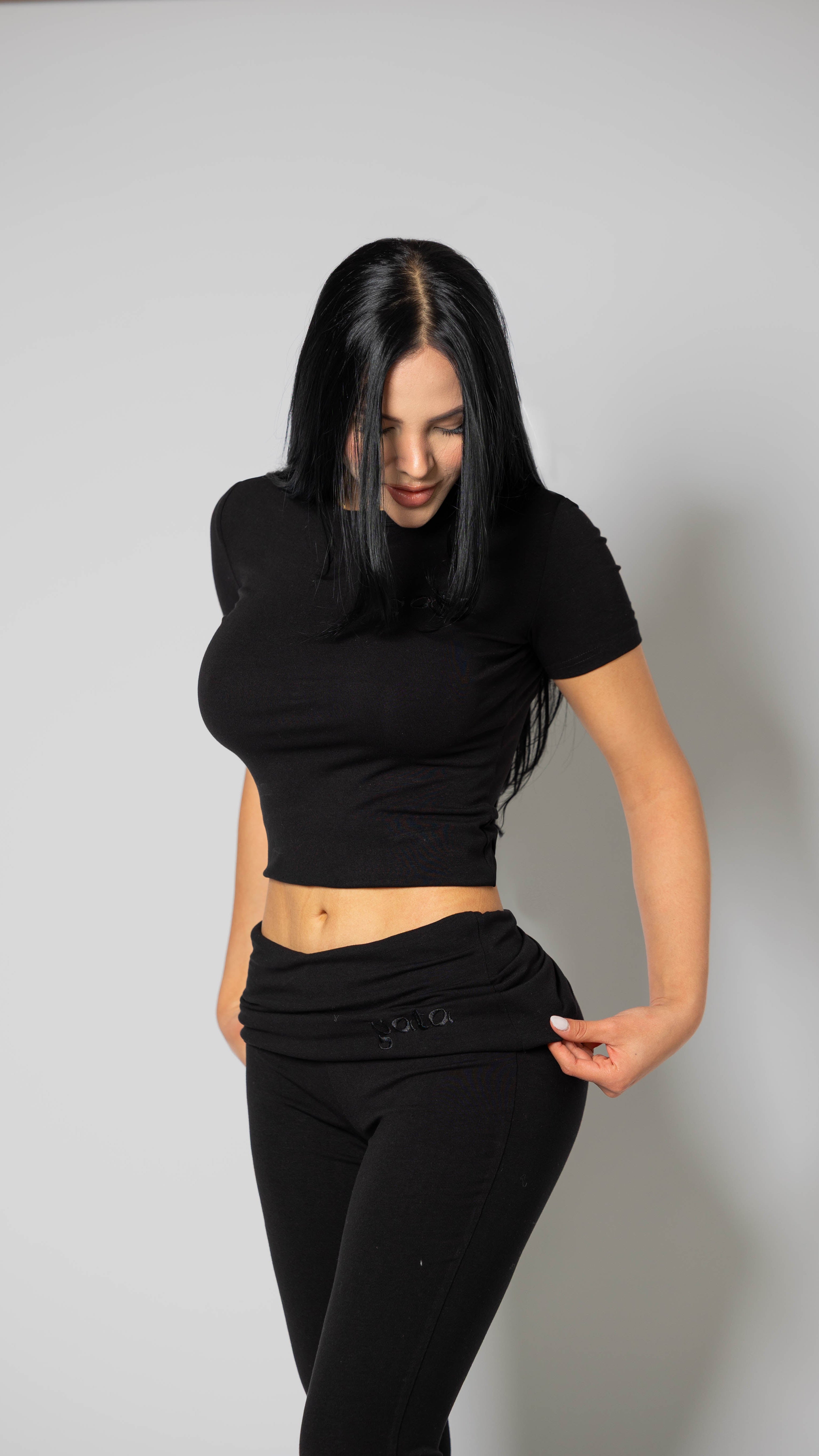 Flare Support Leggings Black