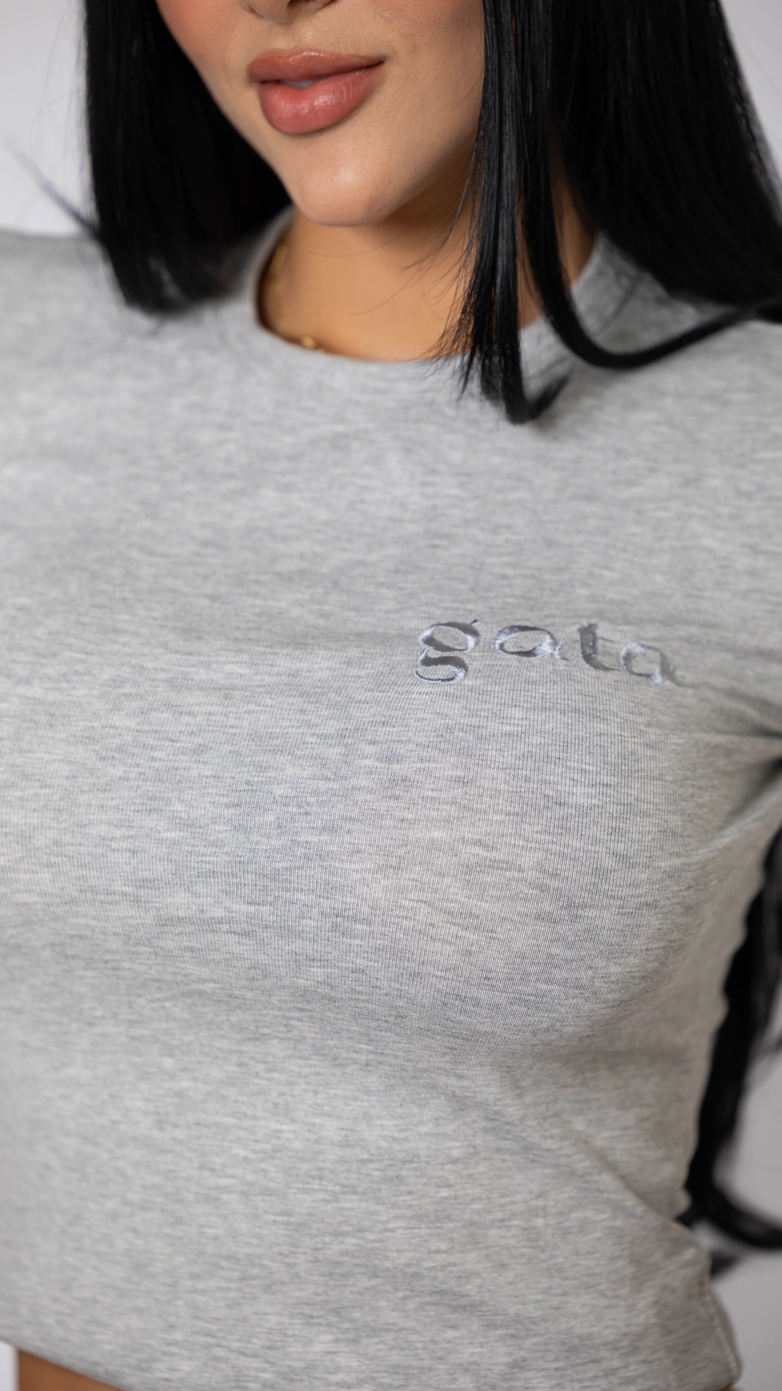Comfort Form Tee + Head Band Grey