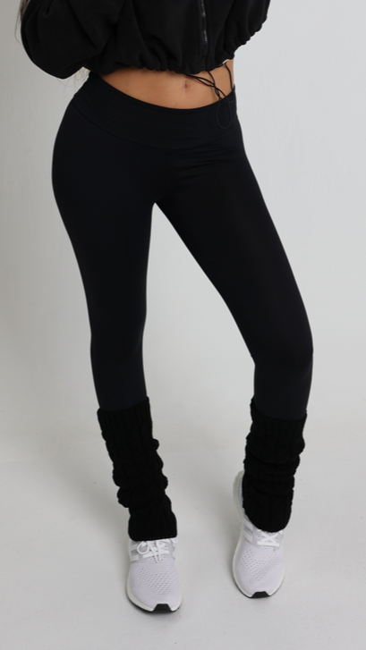 BRISA High Waist Scrunch Butt Leggings Black