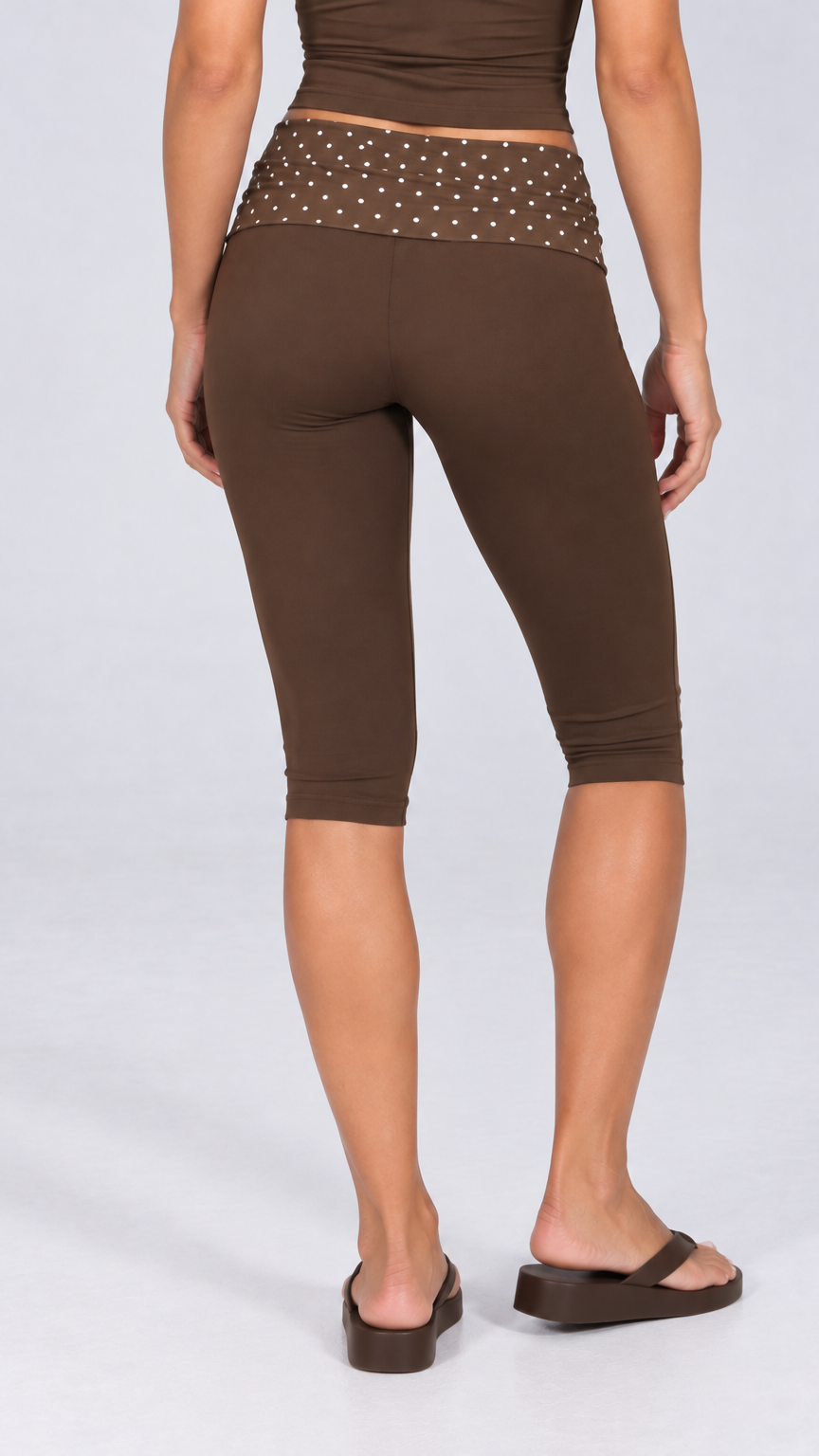 Polka Capri Leggings