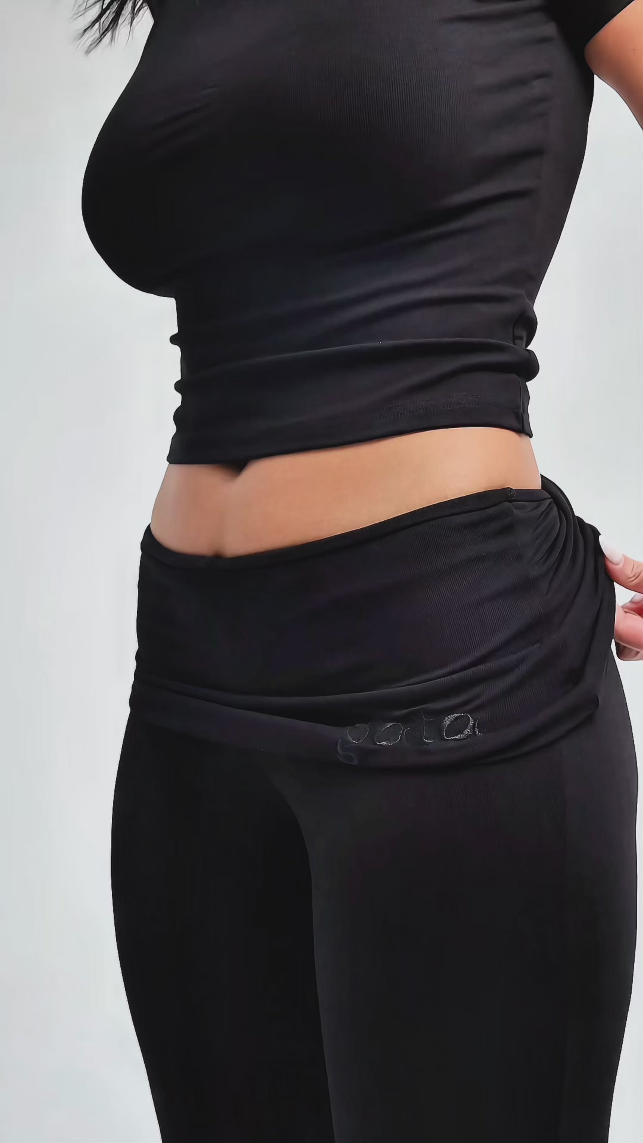 Comfort Form Tee + Headband Black